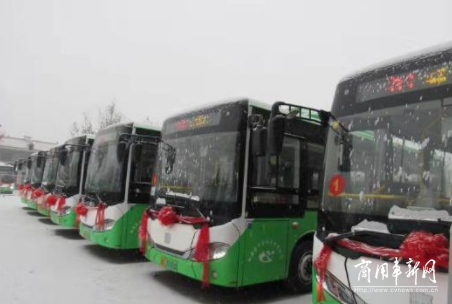 曲周15辆新能源公交车投入运营