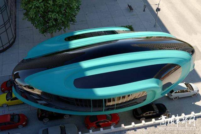长腿飞碟代替公交车，未来将坐UFO出行！