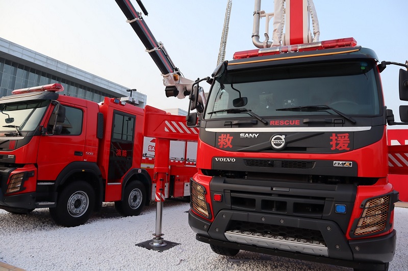 沃尔沃卡车闪耀2019中国消防展 百余台订单抢滩“国六”消防车市场