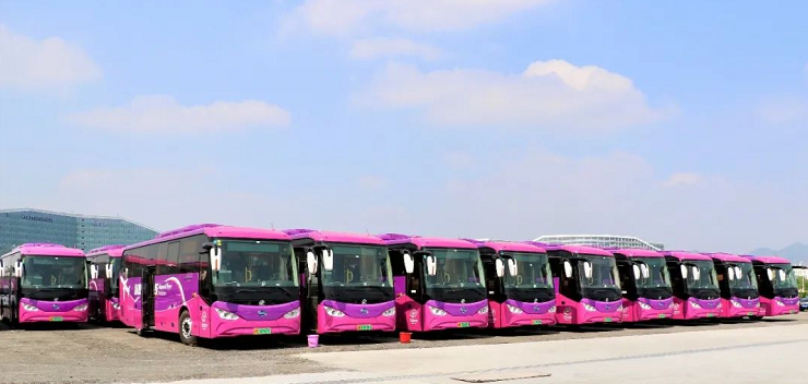 57台比亚迪C8投运机场快线 助力深圳打造首支纯电动机场快线车队