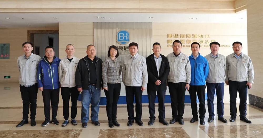 XCEC供应链高级经理何妮娜一行到渤海活塞考察访问