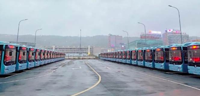 一举创下三个“重庆之最”！中车电动1063辆新巴客交付山城