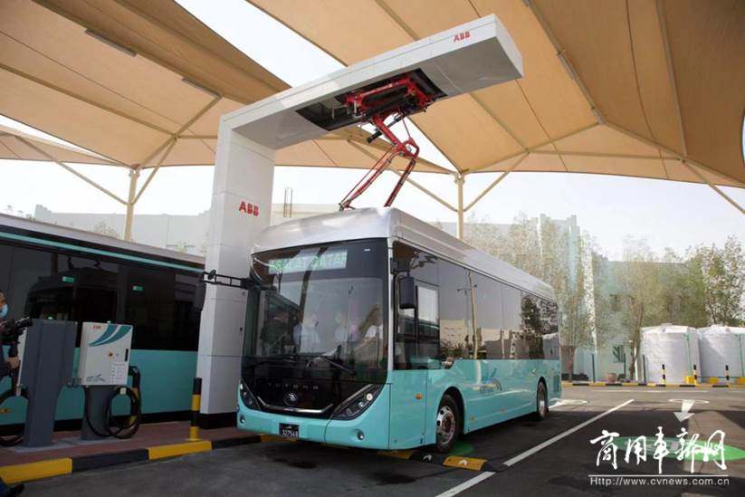 首批中国造卡塔尔世界杯专用电动客车亮相多哈