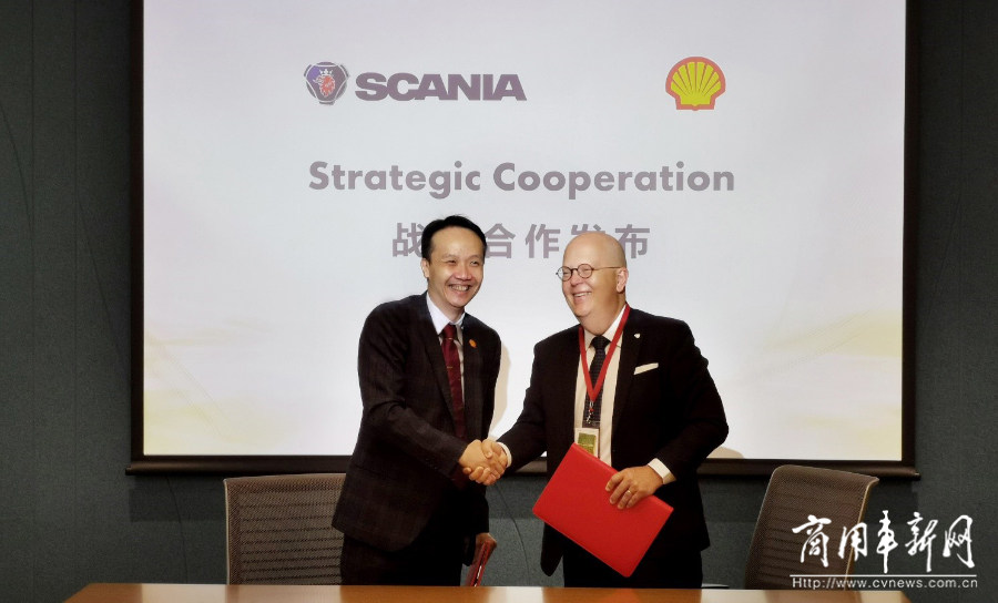 斯堪尼亚与壳牌签署战略合作意向书 携手共赴低碳交通运输之路