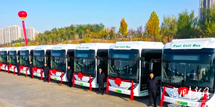交付100辆氢燃料电池公交车 宇通见证郑州氢能发展新里程碑