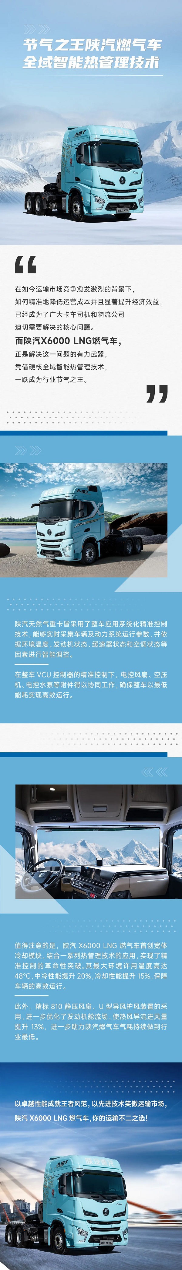 节气之王陕汽燃气车-全域智能热管理技术